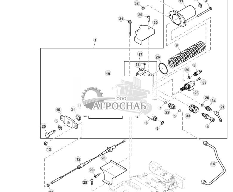 Клапан силового привода стояночного тормоза, 25 kmh - ST879190 211.jpg